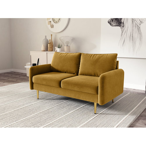 Mercer41 Cococon 58.7'' Velvet Loveseat & Reviews Wayfair
